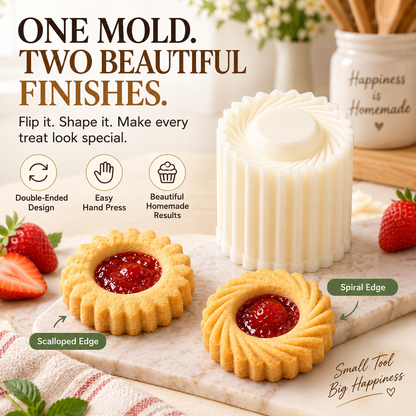 ✨ 50% OFF | 🥮2-in-1 Dual-Ended Pastry Mold (Over 50K Sold!)