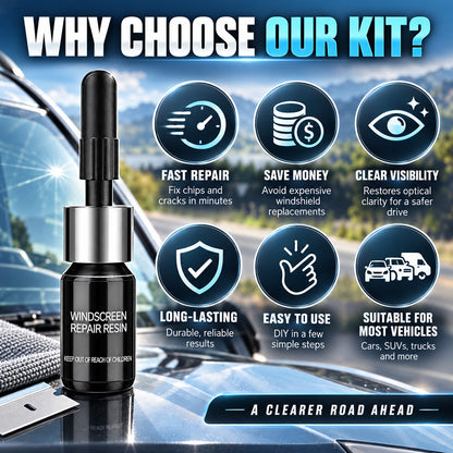 Limited-time Buy 1 Get 1 Free💥Cracks Gone Glass Repair Kit upsell