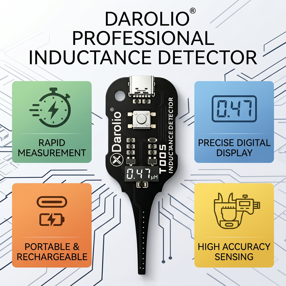 🔥Darolio® Inductor Signal Tester ⚡🖐️ One Tap to Detect Circuit Problems📡 Non-Contact & Easy to Use💡 Built for Fast Electronic Repairs🔥 HOT SALE — SAVE 50%