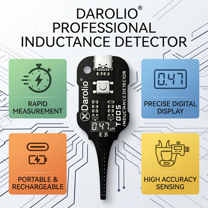 🔥Darolio® Inductor Signal Tester ⚡🖐️ One Tap to Detect Circuit Problems📡 Non-Contact & Easy to Use💡 Built for Fast Electronic Repairs🔥 HOT SALE — SAVE 50%