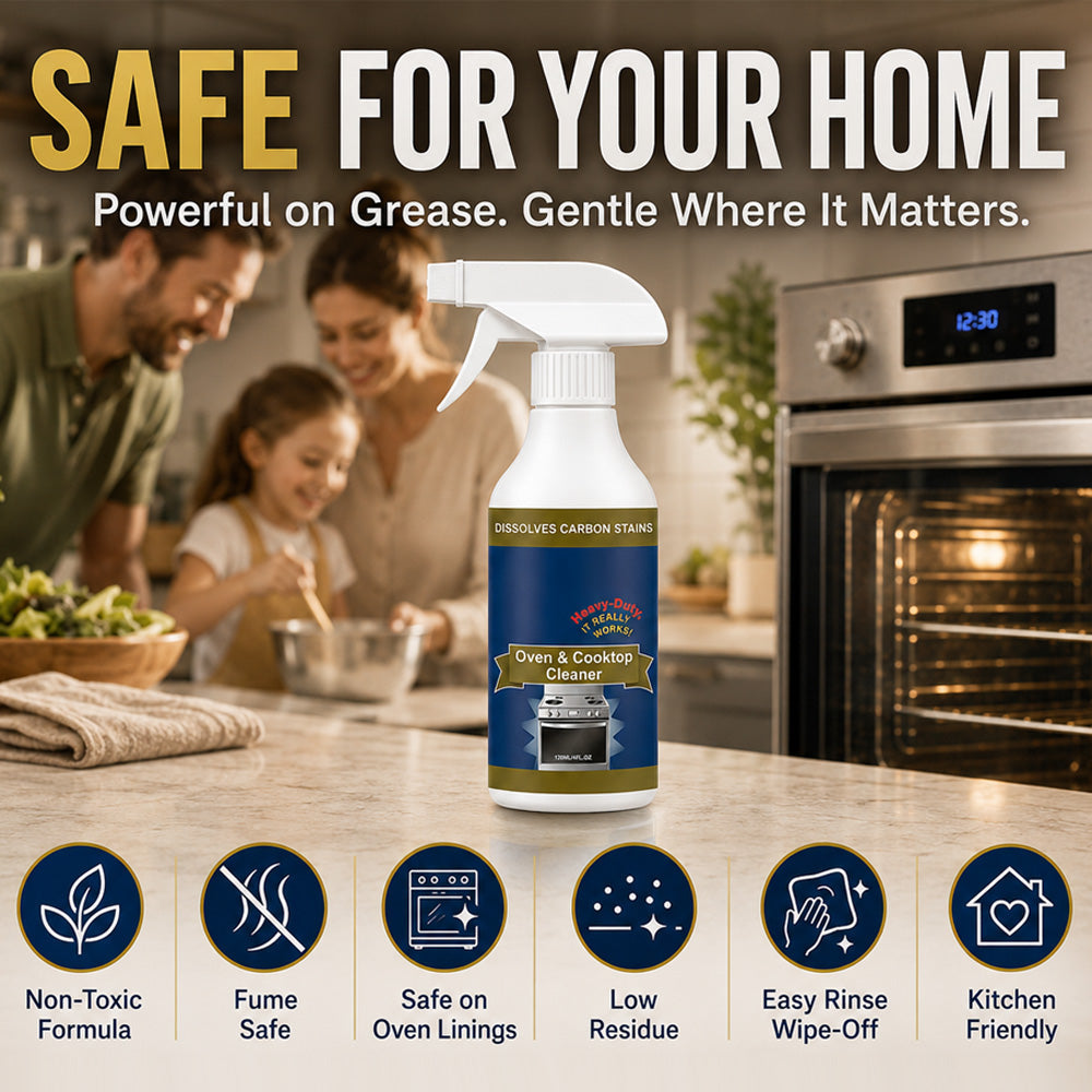 💥 LAST DAY SALE｜50% OFF 🌻Heavy Duty Oven & Cooktop Cleaner Spray 🔥🔥