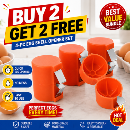 upsell🔥🔥🔥Limited-time 😮‍💨 Buy 1 Get 1 Free ！！！🍳 Quick Egg Cracker Tool – Open Hundreds Of Eggs Faster & Cleaner 🔥