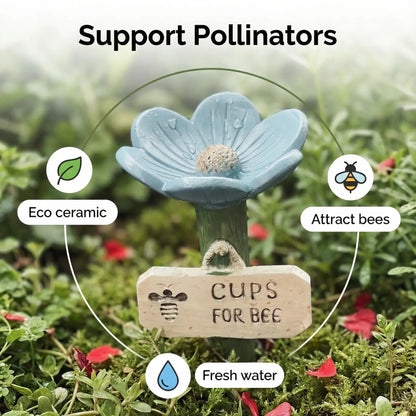 Darolio®🐝Flower-Shaped Bee Watering Station💧