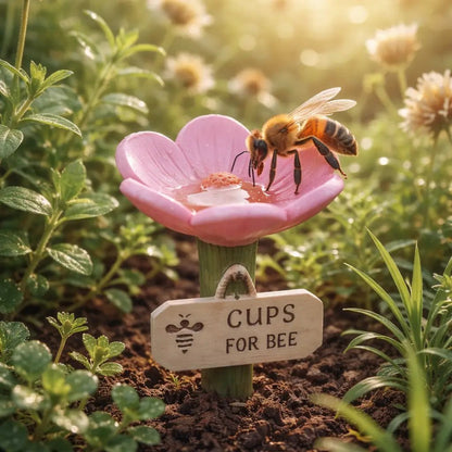 Darolio®🐝Flower-Shaped Bee Watering Station💧