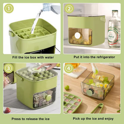 Darolio® 🧊Portable Ice Maker with Lid and Storage Box (48 cubes)