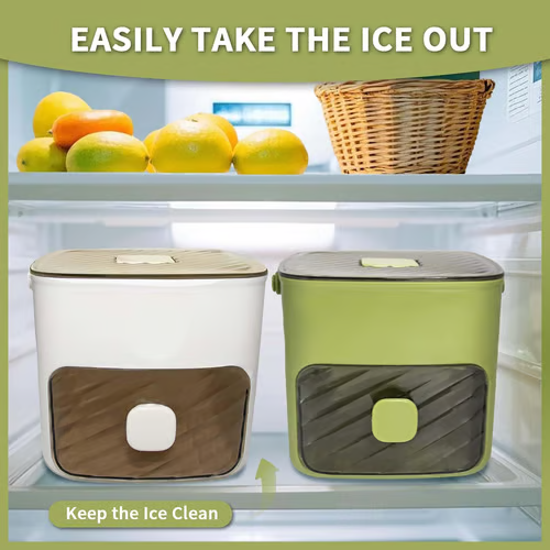 Darolio® 🧊Portable Ice Maker with Lid and Storage Box (48 cubes)