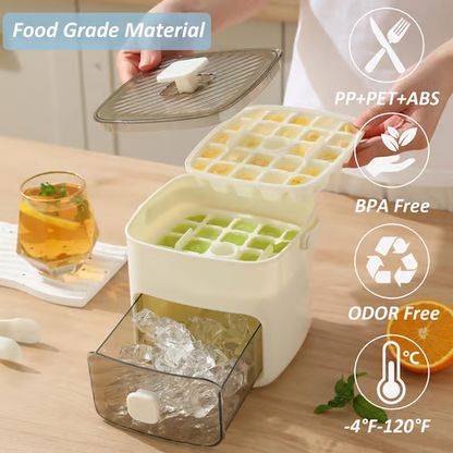 Darolio® 🧊Portable Ice Maker with Lid and Storage Box (48 cubes)