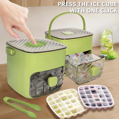 Darolio® 🧊Portable Ice Maker with Lid and Storage Box (48 cubes)