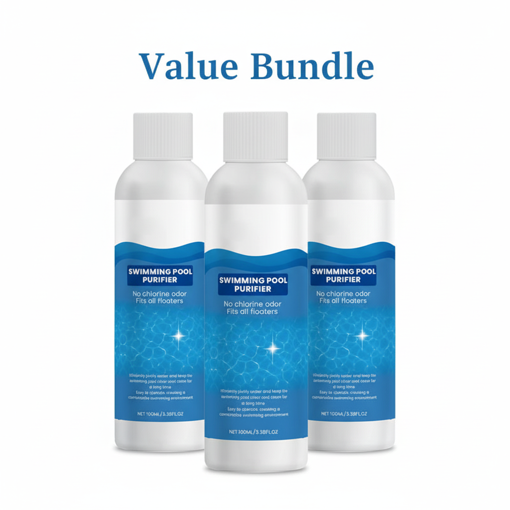 Darolio®💧 Swimming Pool Purifying Liquid – Crystal Clear Water, Zero Hassle! ✨ Say goodbye to green water & harsh chemicals – just pure, fresh swimming every time. 🏊‍♂️💙