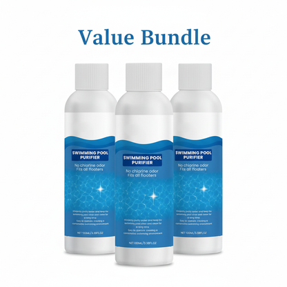 Darolio®💧 Swimming Pool Purifying Liquid – Crystal Clear Water, Zero Hassle! ✨ Say goodbye to green water & harsh chemicals – just pure, fresh swimming every time. 🏊‍♂️💙