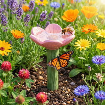Darolio®🐝Flower-Shaped Bee Watering Station💧