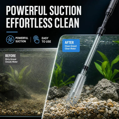 🔥Electric Aquarium Gravel Cleaner – Keep Your Fish Tank Crystal Clear Effortlessly 🐠✨