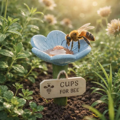 Darolio®🐝Flower-Shaped Bee Watering Station💧