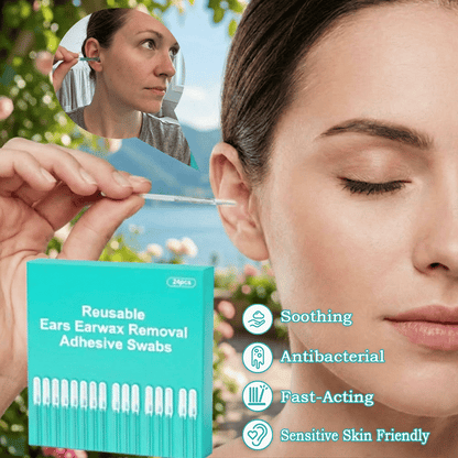 Darolio®Reusable Earwax Removal Adhesive Swabs