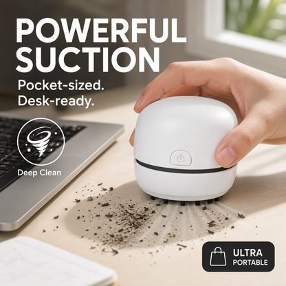 📢📢50% OFF !! ⏰Portable Mini Desk Vacuum Cleaner