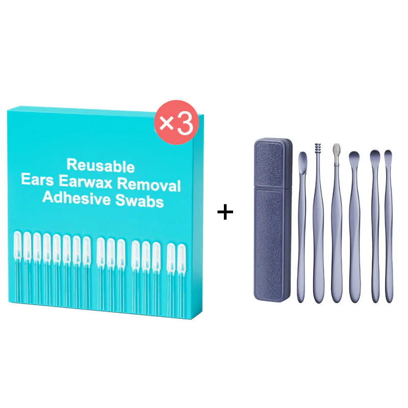 Darolio®Reusable Earwax Removal Adhesive Swabs