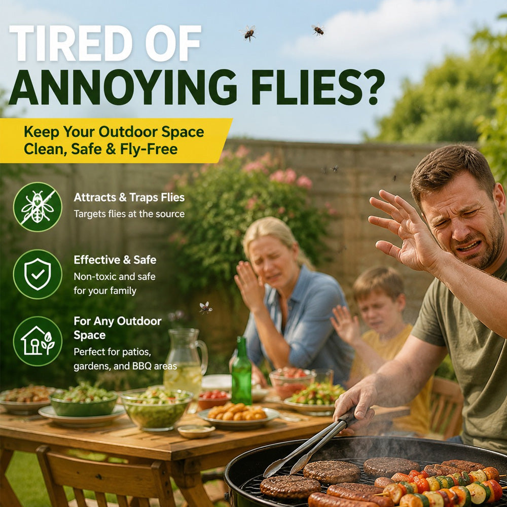 Darolio®🥳2026 HOT SALE🥳💞50K+ SOLD!🦟🚫 50% OFF! Indoor and Outdoor Hanging Fly Trap 🌿✨