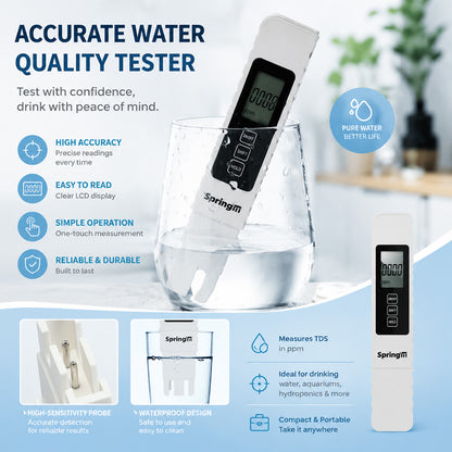 Darolio®✨ 3-in-1 Digital Water Quality Tester-Measure TDS💧, Conductivity & Temperature Anywhere