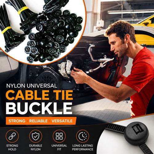 Last Day Clearance Sale 50% OFF🔥Nylon Universal Cable Tie Buckle