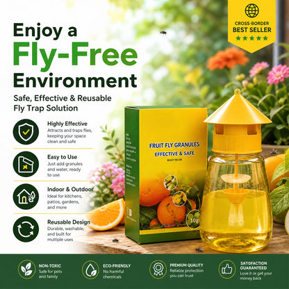 Darolio®🥳2026 HOT SALE🥳💞50K+ SOLD!🦟🚫 50% OFF! Indoor and Outdoor Hanging Fly Trap 🌿✨