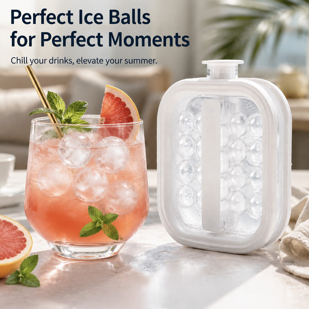 🌞Summer New Hot Selling 50% OFF🎁💦Portable Silicone Ice Ball Maker Kettle🧊