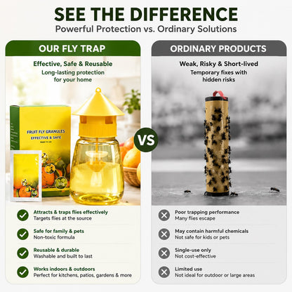 Darolio®🥳2026 HOT SALE🥳💞50K+ SOLD!🦟🚫 50% OFF! Indoor and Outdoor Hanging Fly Trap 🌿✨