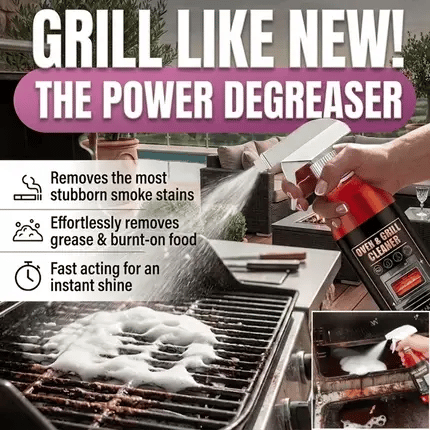 Darolio®🧼 BUY 2 GET 1 FREE! ✨ Oven & Grill Cleaner Spray – Dissolves Grease in 5 Mins, No Scrubbing & Eliminates Odors 🔥  21 Reviews