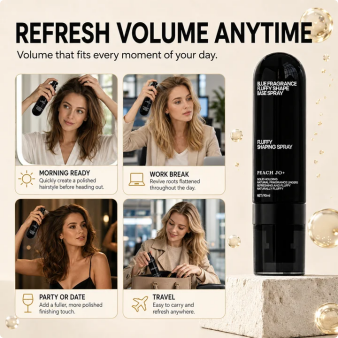 upsell 🎉Limited Time 💥Buy 3 get 2 free🌸Volumizing Setting Spray Create Fluffy, Bouncy Hair With Lightweight All-Day Hold ✨