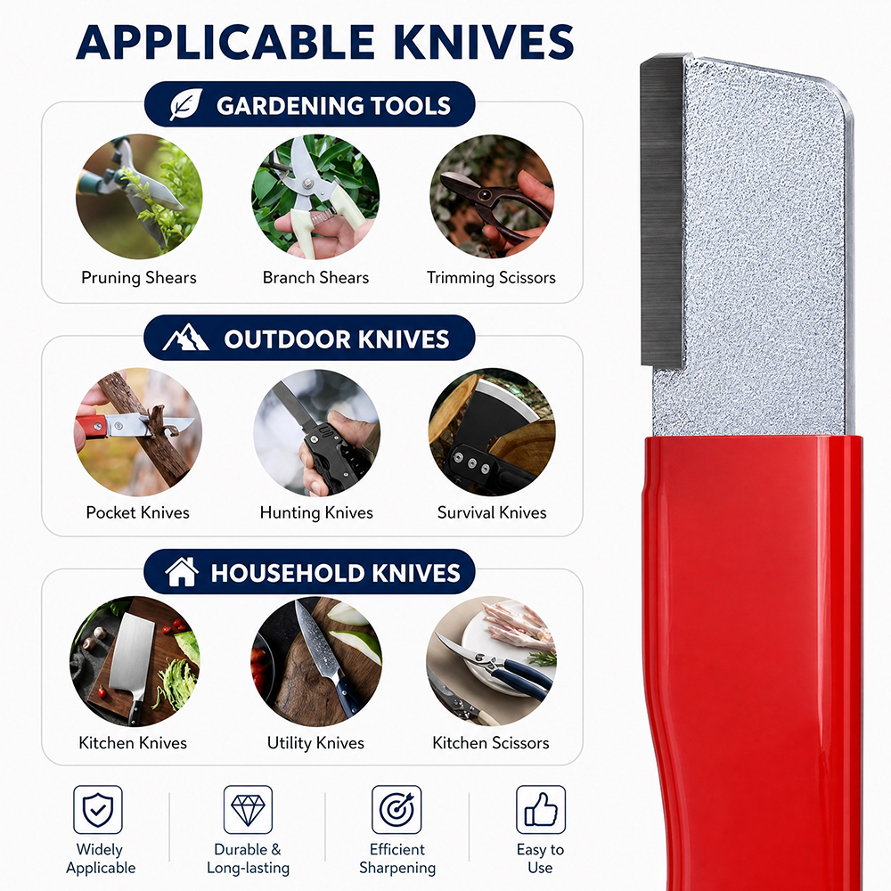 💥 💥Darolio® Dual-Sided Whetstone – Restore Razor-Sharp Edges with Ease