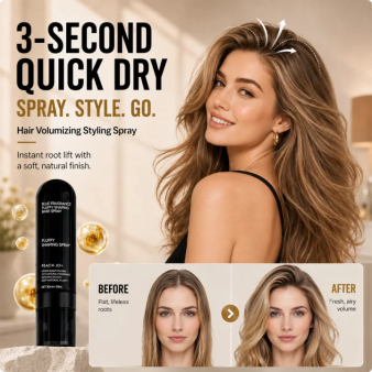 upsell 🎉Limited Time 💥Buy 3 get 2 free🌸Volumizing Setting Spray Create Fluffy, Bouncy Hair With Lightweight All-Day Hold ✨