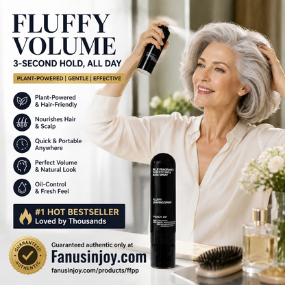 🎉Limited Time 💥Buy 3 get 2 free💇🏻‍♀️Recommended by Hairstylists! 🔥Shape in 3 Seconds! Easily Create Fluffy & Elegant Hairstyles! 👩 Peach-scented volumizing & setting spray