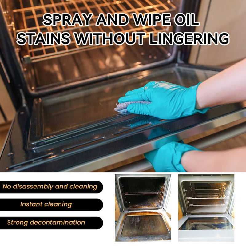 Darolio®🧼 BUY 2 GET 1 FREE! ✨ Oven & Grill Cleaner Spray – Dissolves Grease in 5 Mins, No Scrubbing & Eliminates Odors 🔥  21 Reviews