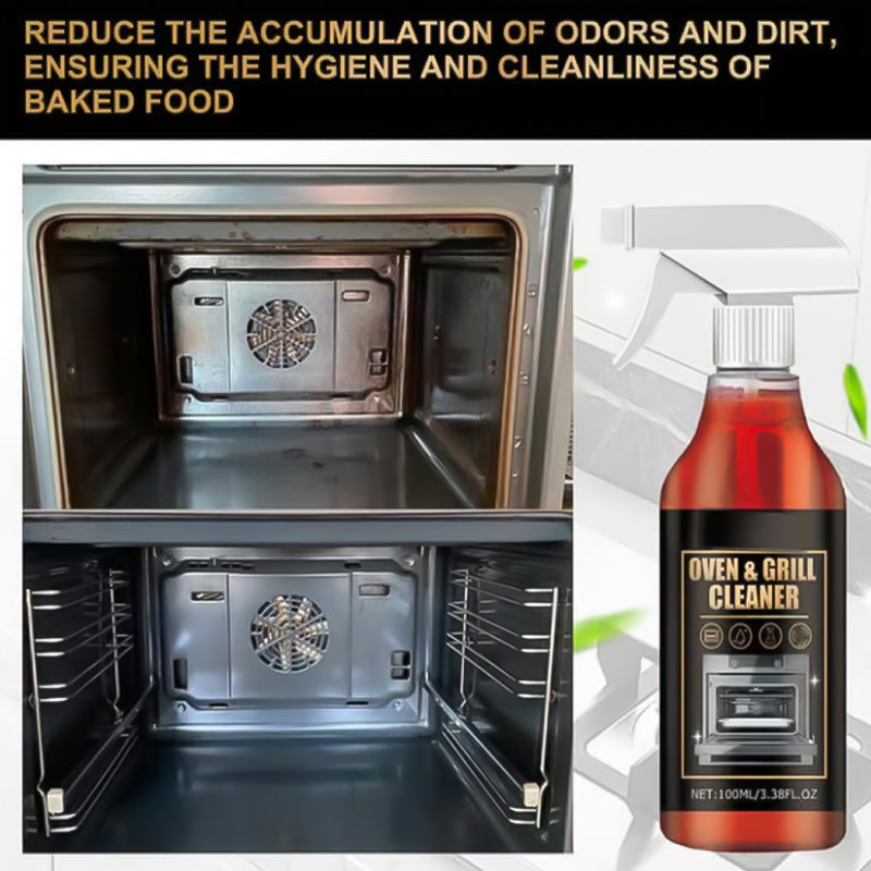 Darolio®🧼 BUY 2 GET 1 FREE! ✨ Oven & Grill Cleaner Spray – Dissolves Grease in 5 Mins, No Scrubbing & Eliminates Odors 🔥  21 Reviews