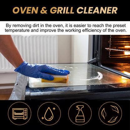 Darolio®🧼 BUY 2 GET 1 FREE! ✨ Oven & Grill Cleaner Spray – Dissolves Grease in 5 Mins, No Scrubbing & Eliminates Odors 🔥  21 Reviews