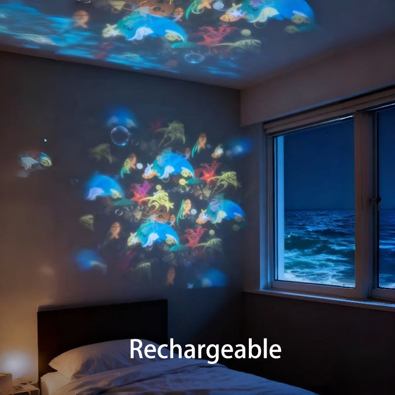 🥳2026 HOT SALE🥳💥🌈 50% OFF! Dynamic Rotating LED Light Projector – Calm & relaxation for your home. Gentle moving lights ease restless nights. Perfect for bedroom or living room. 🌙✨ -Devareon®