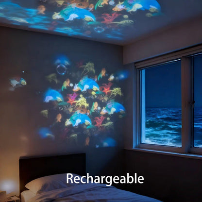 🥳2026 HOT SALE🥳💥🌈 50% OFF! Dynamic Rotating LED Light Projector – Calm & relaxation for your home. Gentle moving lights ease restless nights. Perfect for bedroom or living room. 🌙✨ -Devareon®