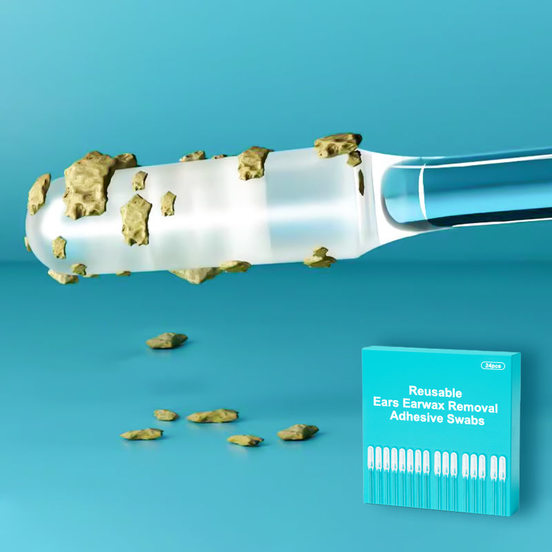 Darolio®Reusable Earwax Removal Adhesive Swabs
