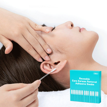 Darolio®Reusable Earwax Removal Adhesive Swabs