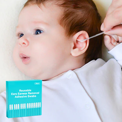 Darolio®Reusable Earwax Removal Adhesive Swabs