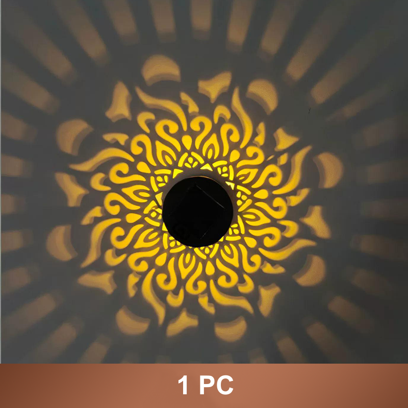 🌞 50% OFF NOW! 🌀 Solar Mandala Light – Stunning Pattern Projection, 2-in-1 Floor & Wall Design & IP65 Waterproof Auto On/Off 🌿