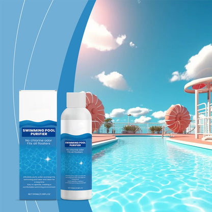 Darolio®💧 Swimming Pool Purifying Liquid – Crystal Clear Water, Zero Hassle! ✨ Say goodbye to green water & harsh chemicals – just pure, fresh swimming every time. 🏊‍♂️💙