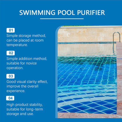 Darolio®💧 Swimming Pool Purifying Liquid – Crystal Clear Water, Zero Hassle! ✨ Say goodbye to green water & harsh chemicals – just pure, fresh swimming every time. 🏊‍♂️💙