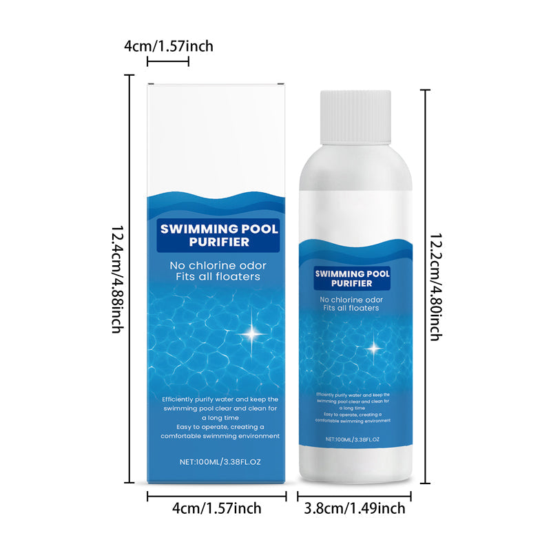 Darolio®💧 Swimming Pool Purifying Liquid – Crystal Clear Water, Zero Hassle! ✨ Say goodbye to green water & harsh chemicals – just pure, fresh swimming every time. 🏊‍♂️💙