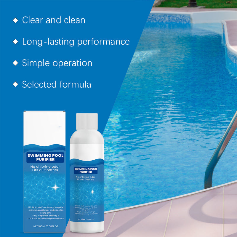 Darolio®💧 Swimming Pool Purifying Liquid – Crystal Clear Water, Zero Hassle! ✨ Say goodbye to green water & harsh chemicals – just pure, fresh swimming every time. 🏊‍♂️💙