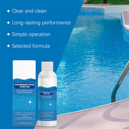 Darolio®💧 Swimming Pool Purifying Liquid – Crystal Clear Water, Zero Hassle! ✨ Say goodbye to green water & harsh chemicals – just pure, fresh swimming every time. 🏊‍♂️💙