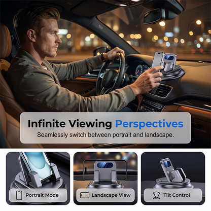 Darolio® 🚗 40% OFF NOW!📱 Rotating Dashboard Car Phone Holder – 360° Adjustable & Anti-Slip – Hands-Free Phone Mount 🛡️