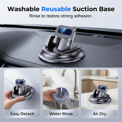 Darolio® 🚗 40% OFF NOW!📱 Rotating Dashboard Car Phone Holder – 360° Adjustable & Anti-Slip – Hands-Free Phone Mount 🛡️