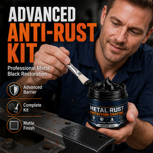 🎉🔥50K+ SOLD 🔥 Metal Rust Protection Black Repair Paste – Restore Rusty Gates, Fences & Outdoor Furniture With A Protective Black Finish✨✨