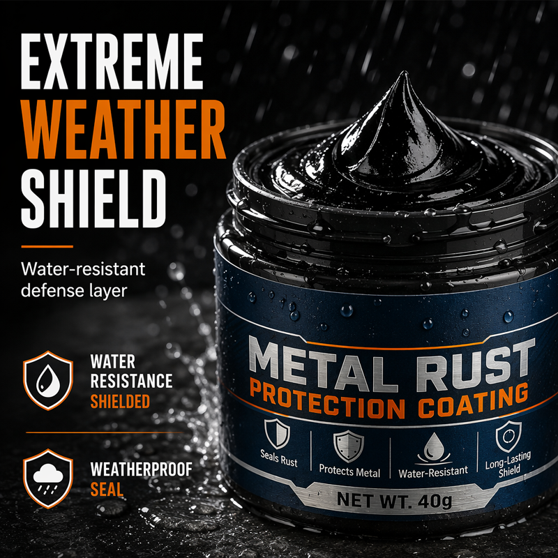 🎉🔥50K+ SOLD 🔥 Metal Rust Protection Black Repair Paste – Restore Rusty Gates, Fences & Outdoor Furniture With A Protective Black Finish✨✨