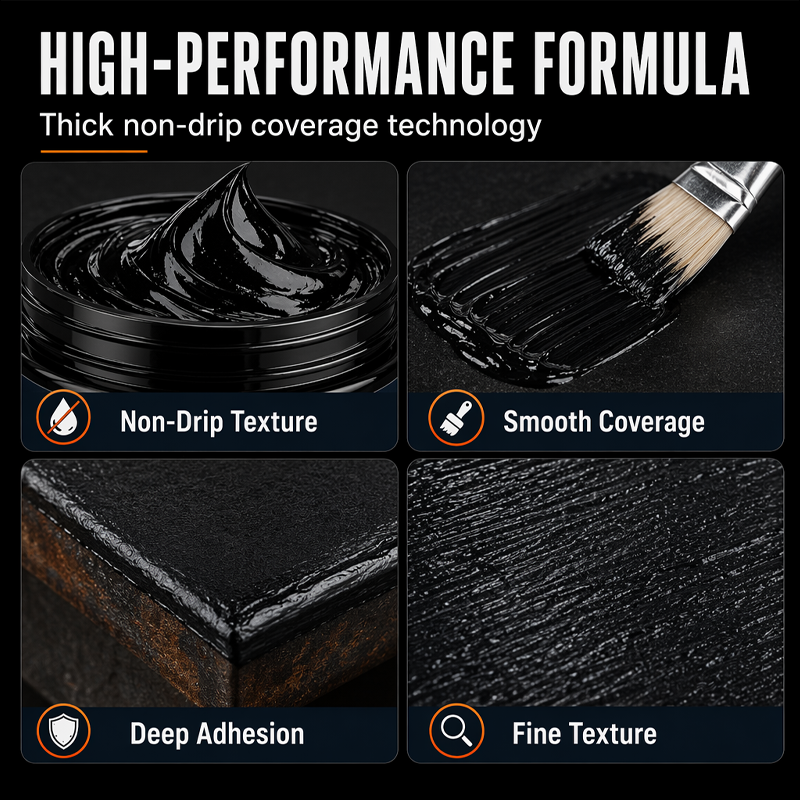 🎉🔥50K+ SOLD 🔥 Metal Rust Protection Black Repair Paste – Restore Rusty Gates, Fences & Outdoor Furniture With A Protective Black Finish✨✨